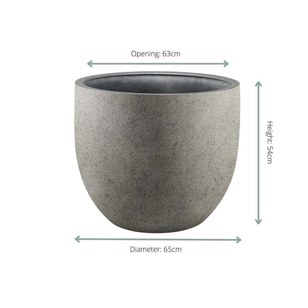 Pot Grigio New Egg Natural Concrete - D65