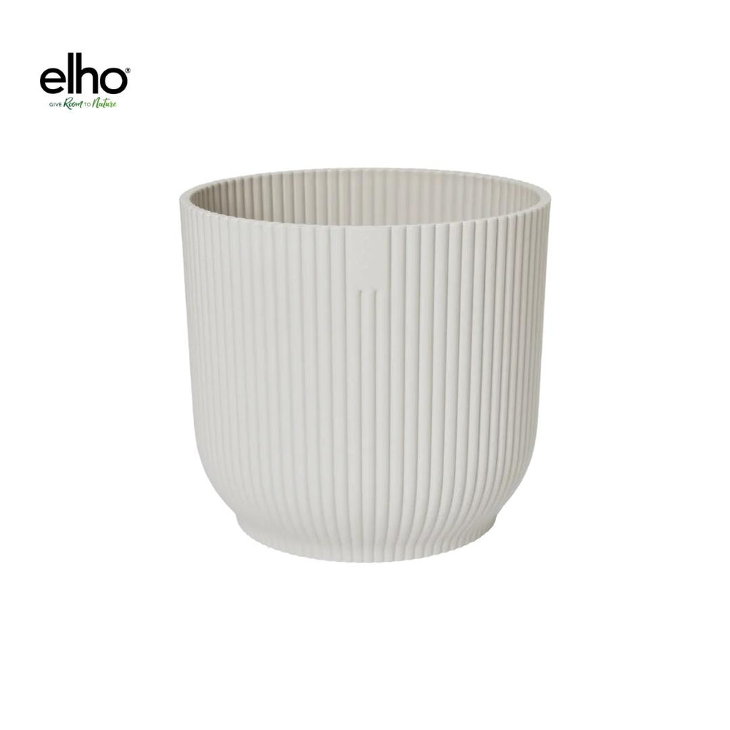 Pot elho Vibes Fold Round wit - 17 cm