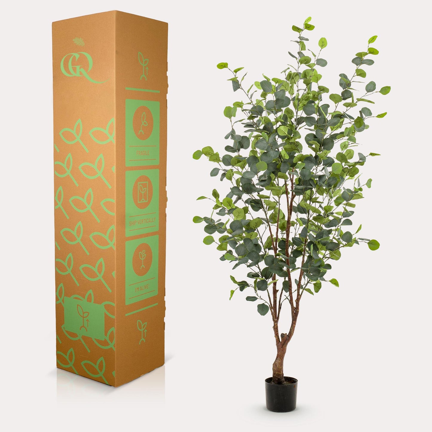 Kunstplant - Eucalyptus - Blauwe Gomboom - 140cm