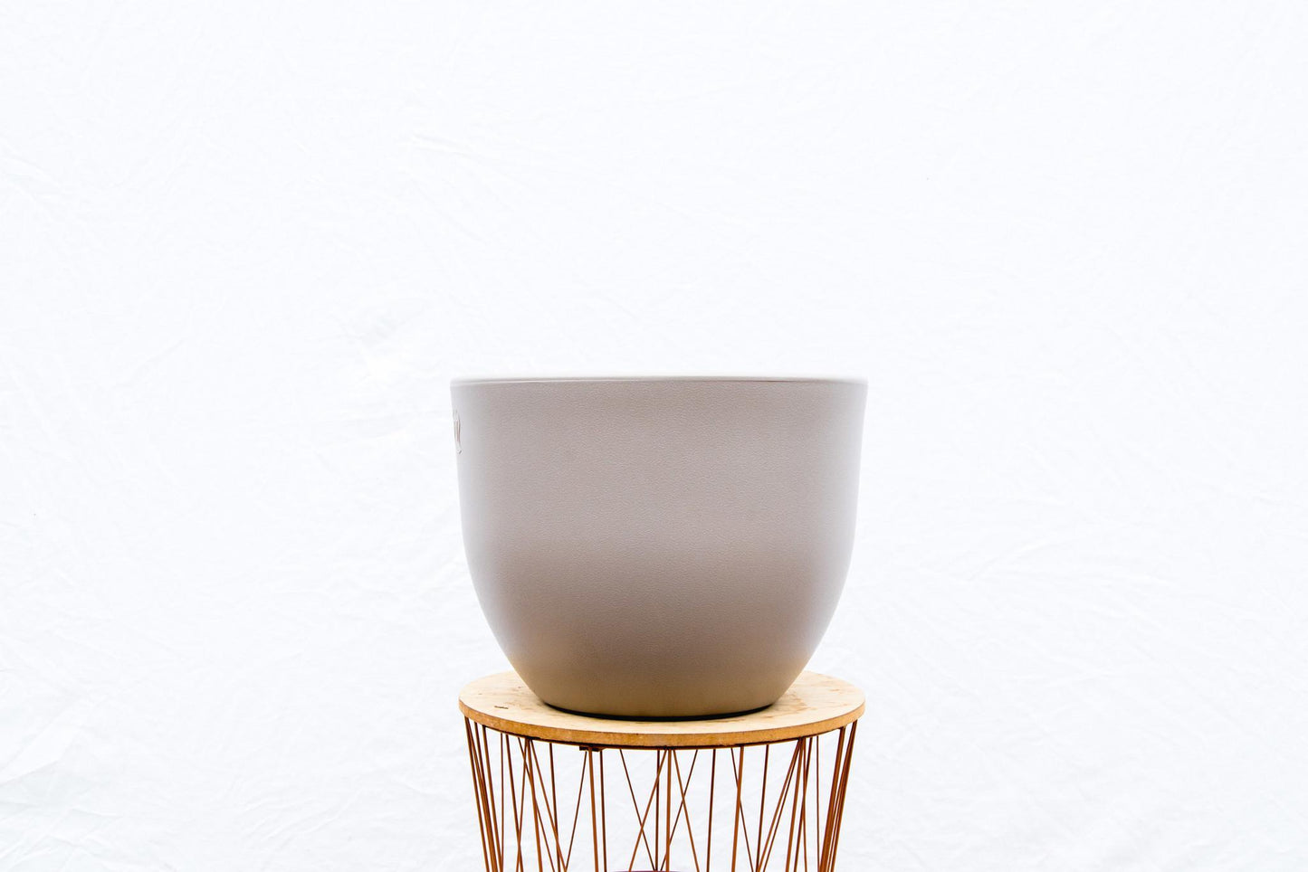Pot Eggy Taupé - 47 cm