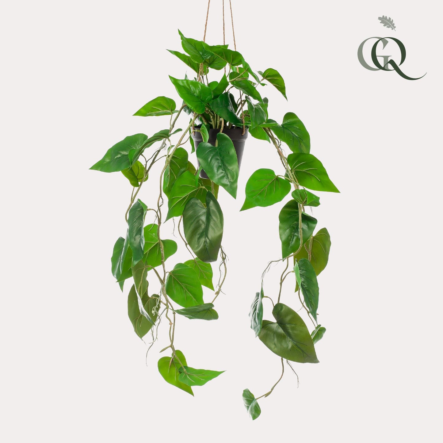 Kunstplant - Philodendron scandens - 80 cm